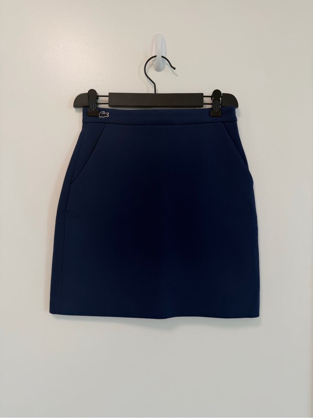 Lacoste Navy Blue Straight Mini Skirt XS - Picture 2 of 8